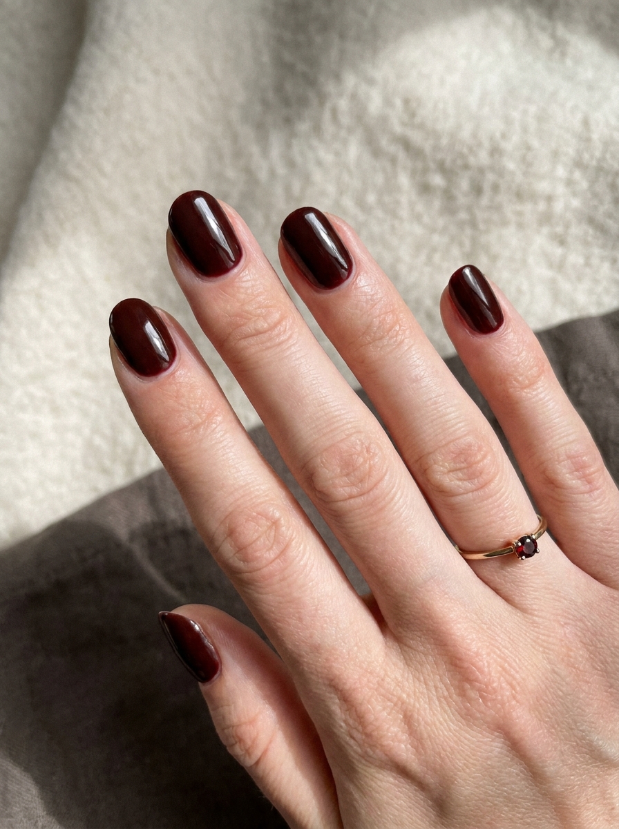 Oxblood als Herbst Nagelfarben Inspiration 2026